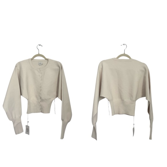 NWT Helsa Elvira Cardigan in white - Picture 8 of 12